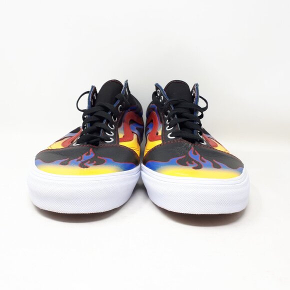 Vans Old Skool Skate Casual Authentic Shoe Sneaker Racer Black Red Mens 12 US - Picture 7 of 12